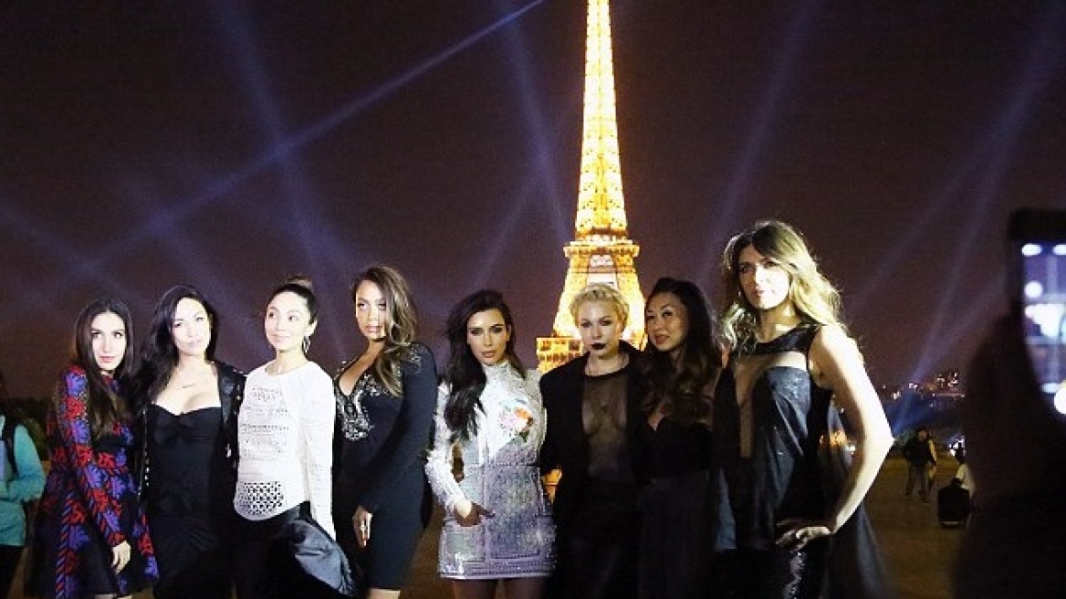 Kim Kardashian: «Αναστάτωσε» το Παρίσι, μία ημέρα πριν το γάμο της